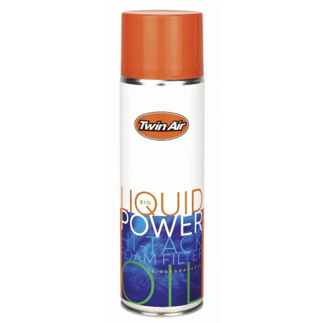 Huile pour filtre TWIN AIR Bio Liquid Power Foam biodégradable - 12x500ml Spray