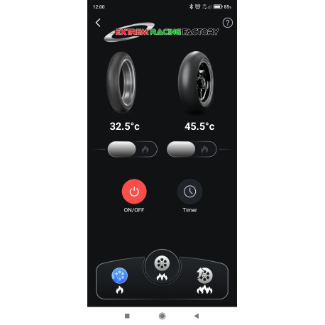 Couvertures chauffantes ERF MAX Bluethooth