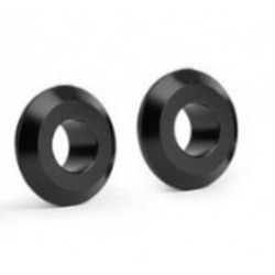 Entretoises de roues fixes Avant R6 03-16 Noires