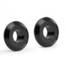 Entretoises de roues fixes Avant R6 03-16 Noires