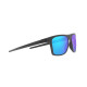 Lunettes de soleil OAKLEY Leffingwell Maverick Vinales Collection - verres Prizm Sapphire, monture Matte Dark Grey