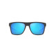 Lunettes de soleil OAKLEY Leffingwell Maverick Vinales Collection - verres Prizm Sapphire, monture Matte Dark Grey