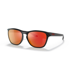 Lunettes de soleil OAKLEY Manorburn Verres Prizm Ruby - Monture Black Ink