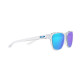 Lunettes de soleil OAKLEY Manorburn - verres Prizm Sapphire, monture Polished Clear