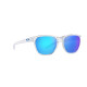 Lunettes de soleil OAKLEY Manorburn - verres Prizm Sapphire, monture Polished Clear