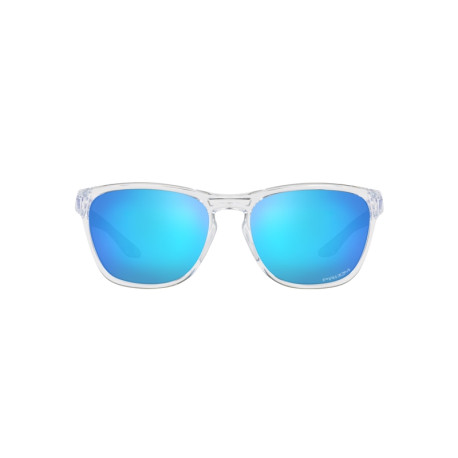 Lunettes de soleil OAKLEY Manorburn - verres Prizm Sapphire, monture Polished Clear