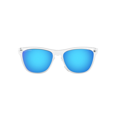 Lunettes de soleil OAKLEY Frogskins - verres Prizm Sapphire, monture Crystal Clear