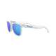 Lunettes de soleil OAKLEY Frogskins - verres Prizm Sapphire, monture Crystal Clear