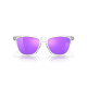 Lunettes de soleil OAKLEY Frogskins - verres Prizm Violet, monture Polished Clear