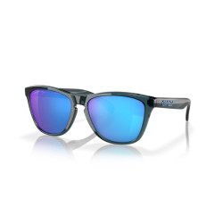 Lunettes de soleil OAKLEY Frogskins Verres Prizm Sapphire Polarized - Monture Crystal Black