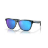 Lunettes de soleil OAKLEY Frogskins Verres Prizm Sapphire Polarized - Monture Crystal Black