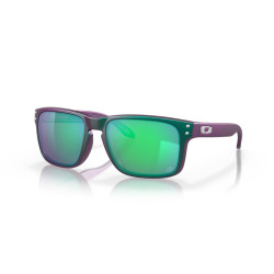Lunettes de soleil OAKLEY Holbrook Troy Lee Designs Series - verres Prizm Jade, Monture Troy Lee Designs Matte Purple Green Shif