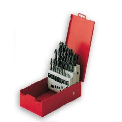 Boîte de 25 forets PTS OUTILLAGE HSS 1 à 13mm