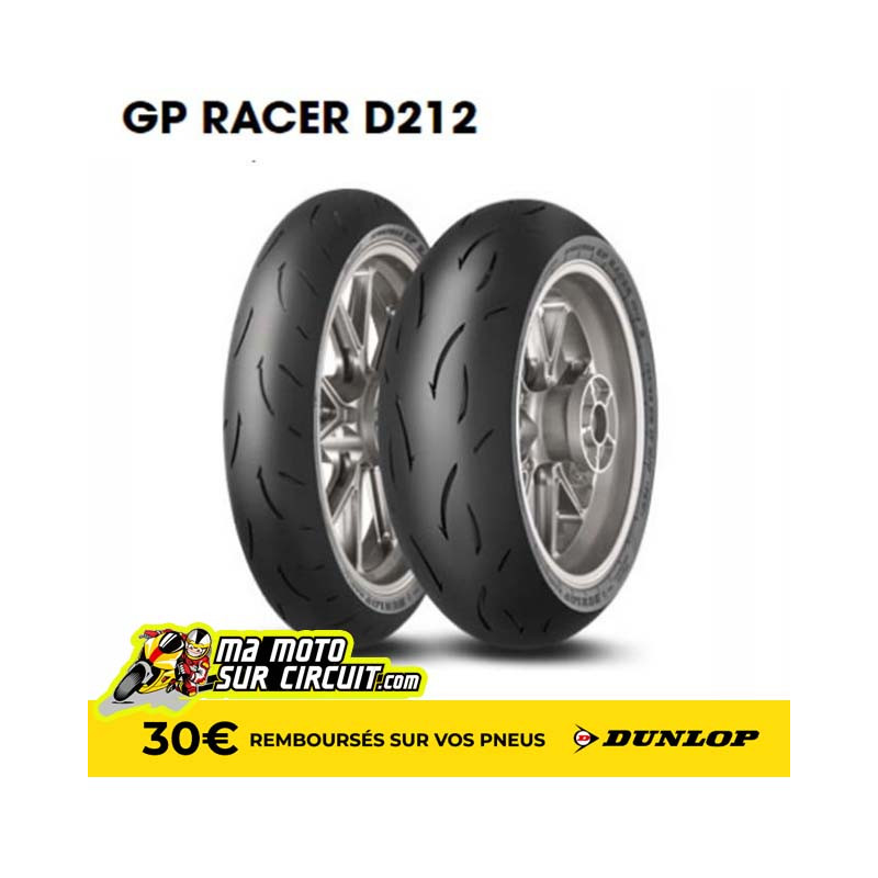 DUNLOP GP RACER D212 120/70/17 à 139,16 €