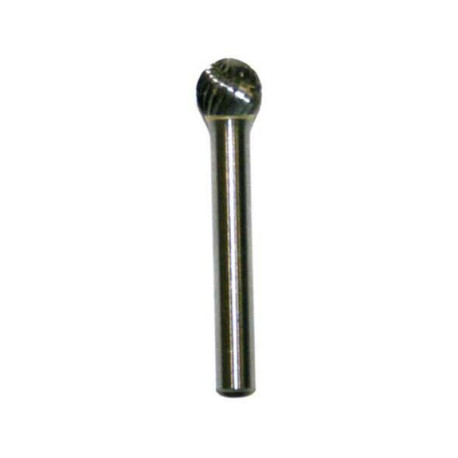 Fraise carbure sphérique PTS OUTILLAGE double coupe Ø10mm
