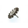 Brosse circulaire torsadée PTS OUTILLAGE tige Ø75mm