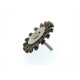 Brosse circulaire torsadée PTS OUTILLAGE tige Ø75mm