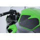 Kit grip de réservoir R&G RACING translucide 2 pièces Kawasaki Ninja 400