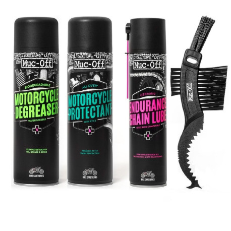 Kit entretien MUC-OFF Motorcycle Multi Pack 