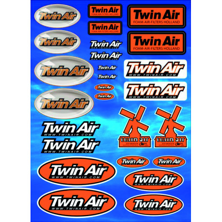 Planche d'autocollants TWIN AIR 2014