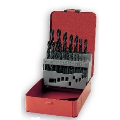Boîte de 19 forets PTS OUTILLAGE HSS 1 à 10mm