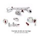 KIT FIXATION D'AMORTISSEUR DE DIRECTION BITUBO POUR DUCATI STREEFIGHTER 09-10