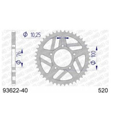 Couronne AFAM 40 dents alu pas 520 type 93622 MARCHESINI -OZ-BST