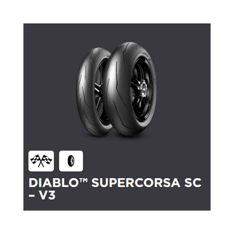 PIRELLI DIABLO SUPERCORSA V3 180/60 R 17 à 247,00 €