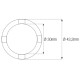 Douille à créneaux JMP pour bras oscillant/chassis Øint.30mm/Øext.43,2mm 4 crans Suzuki