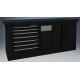 Meuble 2m BIKE LIFT 7 tiroirs/armoire/poubelle