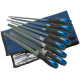 Jeu de 6 limes et 2 râpes DRAPER 200mm 8 pièces 
