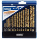 Boîte de 19 forets DRAPER HSS titane 1 à 10mm