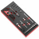 Module d'outils FACOM douilles/cliquet 1/4" - plateau mousse