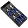 Module d'outils EXPERT 4 pinces mécanicien - plateau plastique