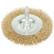 Brosse métallique à tige DRAPER Ø75mm 