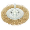Brosse métallique à tige DRAPER Ø75mm 