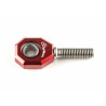 Rotule LIGHTECH Uniball Ø8mmxM8 gauche rouge pour commande reculée
