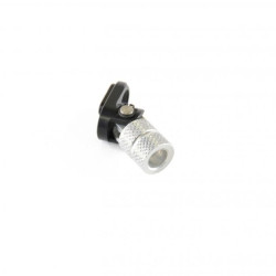 Embout de sélecteur articulé LIGHTECH repliable vers l'avant argent 