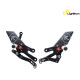 Commandes reculées réglables/repliables LIGHTECH Racing sélection standard et inversée - Yamaha YZF R7