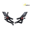 Commandes reculées réglables/repliables LIGHTECH Racing sélection standard et inversée - Yamaha YZF R7