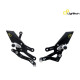 Commandes reculées réglables fixes LIGHTECH sélection standard et inversée - Yamaha YZF R7