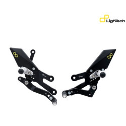 Commandes reculées réglables fixes LIGHTECH sélection standard et inversée - Yamaha YZF R7