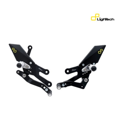 Commandes reculées réglables fixes LIGHTECH sélection standard et inversée - Yamaha YZF R7