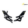 Commandes reculées réglables fixes LIGHTECH sélection standard et inversée - Yamaha YZF R7