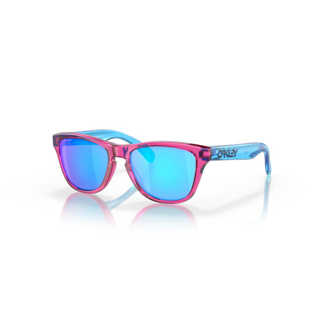 Lunettes de soleil OAKLEY Frogskins XXS Acid Pink - verres Prizm Sapphire