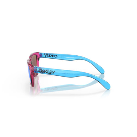 Lunettes de soleil OAKLEY Frogskins XXS Acid Pink - verres Prizm Sapphire