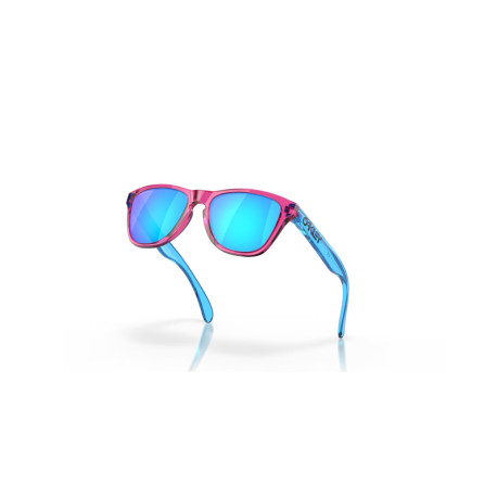 Lunettes de soleil OAKLEY Frogskins XXS Acid Pink - verres Prizm Sapphire