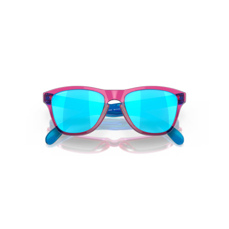 Lunettes de soleil OAKLEY Frogskins XXS Acid Pink - verres Prizm Sapphire