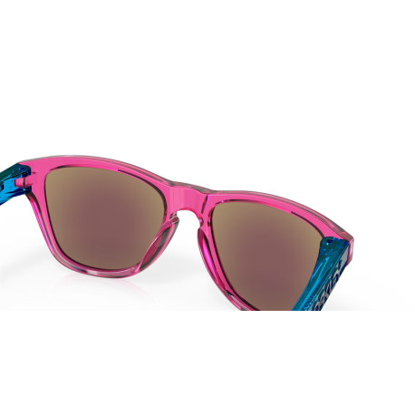 Lunettes de soleil OAKLEY Frogskins XXS Acid Pink - verres Prizm Sapphire