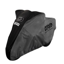 Housse de protection intérieur OXFORD Dormex noir/argent - moto / scooter - S